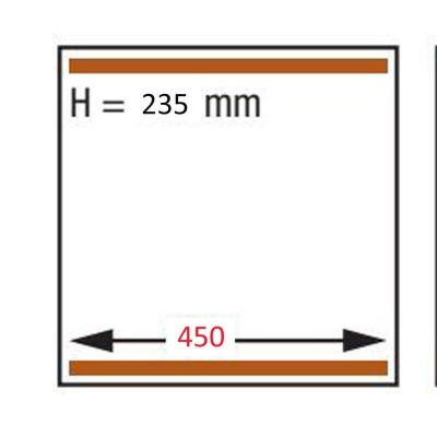 Machine sous-vide, double chambre 450x580xh235 mm. - 63 m3/h CF-150/S